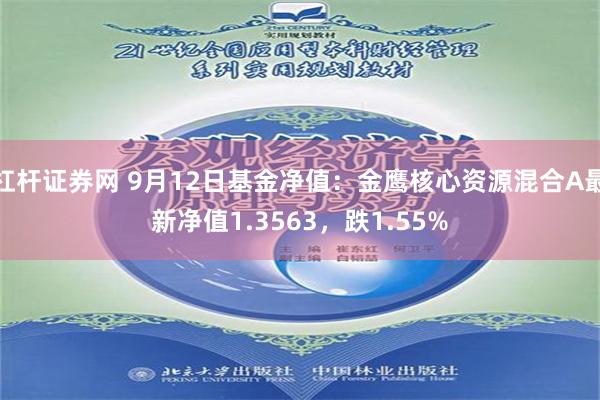 杠杆证券网 9月12日基金净值：金鹰核心资源混合A最新净值1.3563，跌1.55%