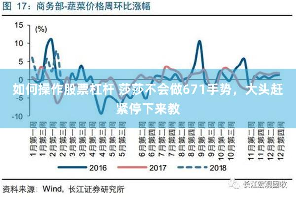 如何操作股票杠杆 莎莎不会做671手势，大头赶紧停下来教