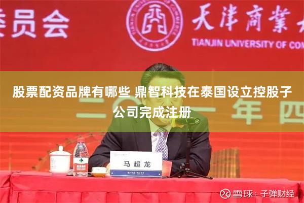 股票配资品牌有哪些 鼎智科技在泰国设立控股子公司完成注册