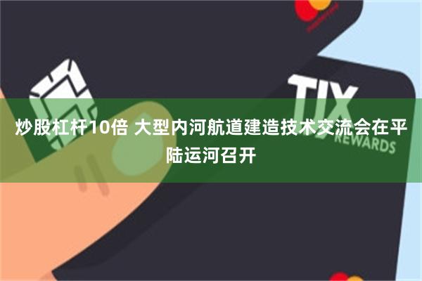 炒股杠杆10倍 大型内河航道建造技术交流会在平陆运河召开