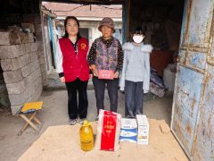 点滴聚暖流爱心帮力一老一小&hellip;